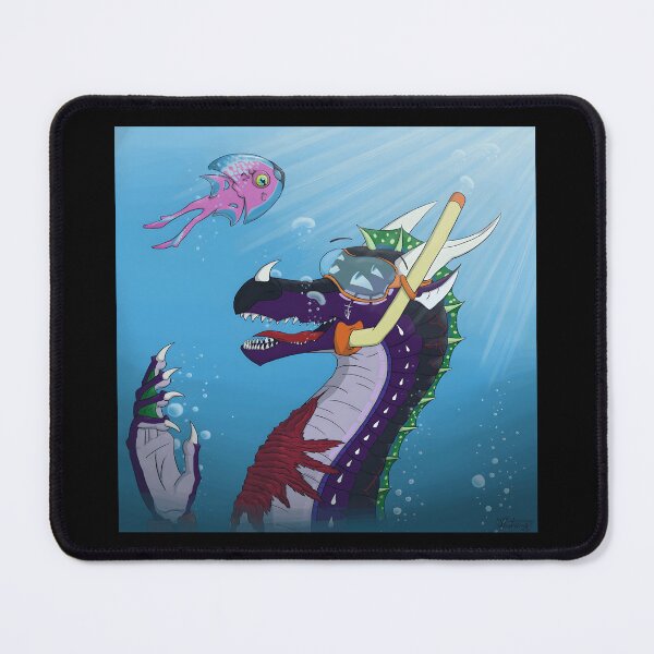 Item preview, Colorful Dragon with Snorkel and Fish Underwater designed and sold by Baby-Care.