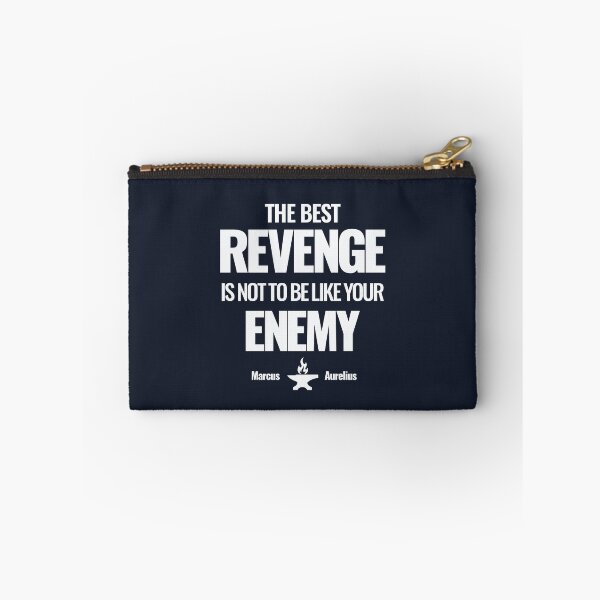 Item preview, The Best Revenge Is Not to Be Like Your Enemy - Marcus Aurelius - Bold Stoic Quote - Light Version designed and sold by Stoic Core.
