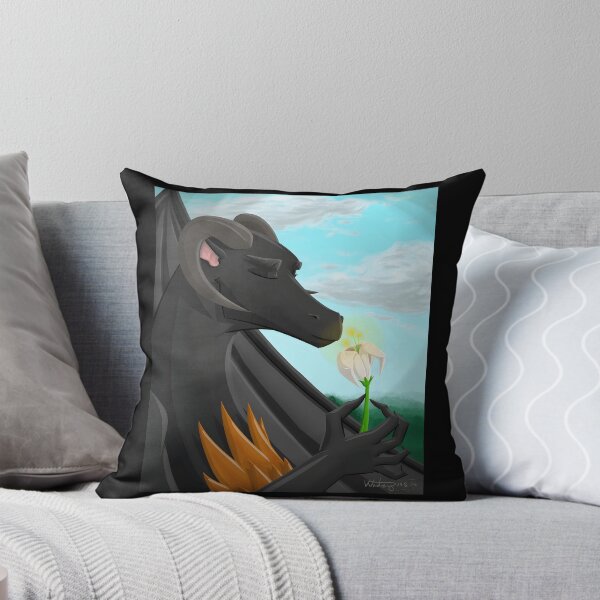 Item preview, Majestic Black Dragon with Flower designed and sold by Baby-Care.