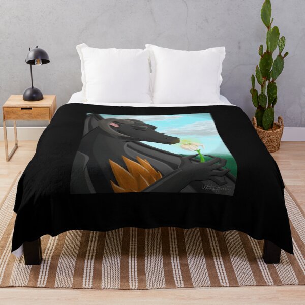 Item preview, Majestic Black Dragon with Flower designed and sold by Baby-Care.