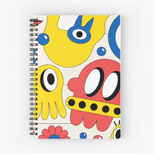 Item preview, Colorful Abstract Halloween Faces Pattern designed and sold by IntelliMindDesigns.