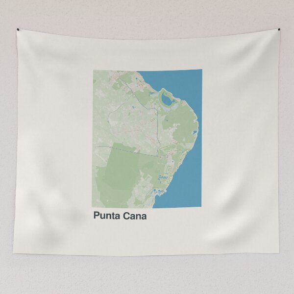 Item preview, Punta Cana Minimalistic Map Art designed and sold by MapsNerd.