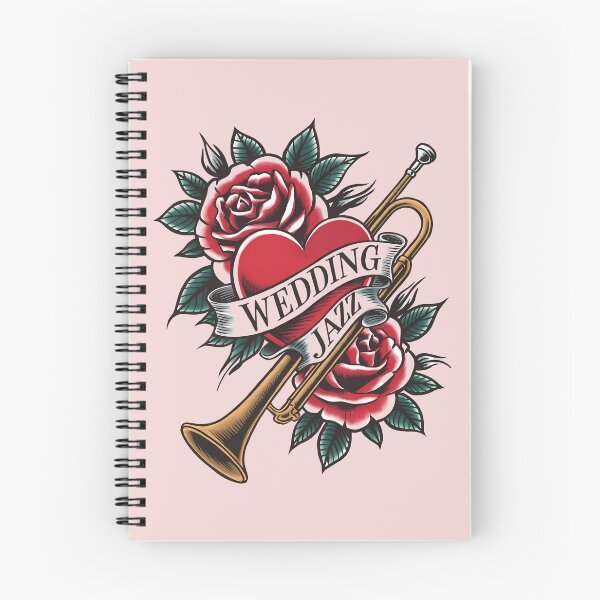 Item preview, Wedding Jazz Trumpet – Roses, Love & Music designed and sold by Art-Arcade6.