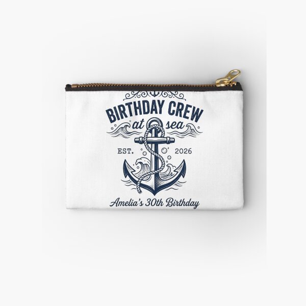 Item preview, Birthday Crew At Sea Nautical Anchor Caribbean Birthday Trip designed and sold by raedattia.