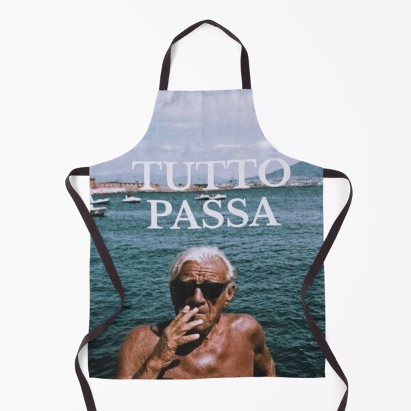 Item preview, Tutto Passa - Vintage Italian Summer Aesthetic & Stoic Quote designed and sold by cezzarie.