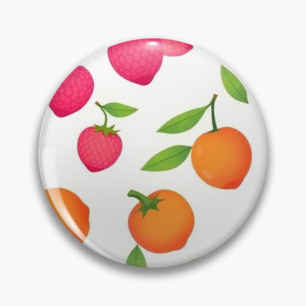 Item preview, Cute Pink Lychee fruits and Bright Orange Persimmons designed and sold by Asiantrendzz.