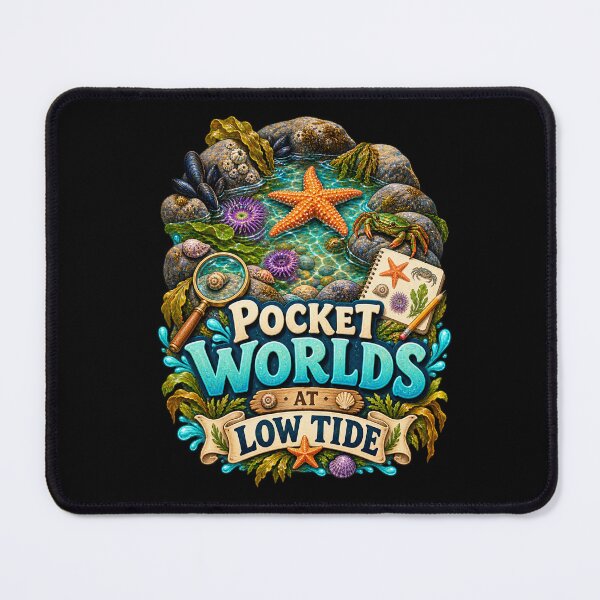 Item preview, Pocket Worlds At Low Tide Coastal Nature designed and sold by CheerfulNest.