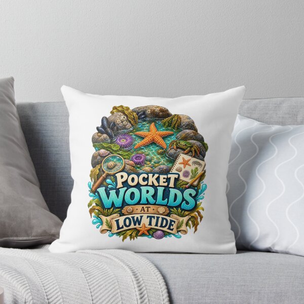 Item preview, Pocket Worlds At Low Tide Coastal Nature designed and sold by CheerfulNest.