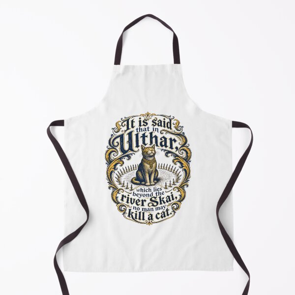 Item preview, The Cats of Ulthar Ornate River Skai Quote designed and sold by Fenay Designs.