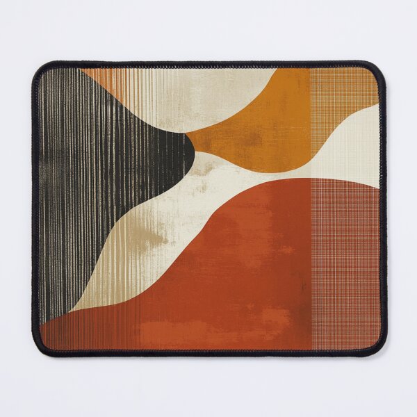 Item preview, Mid-Century Fluid Shapes - Two Tone Earthy - Modern Organic Abstract Retro Art designed and sold by GrinGalore.