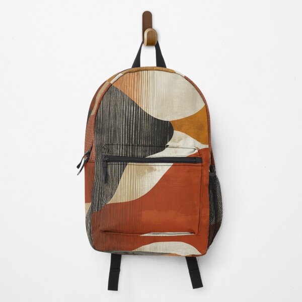 Item preview, Mid-Century Fluid Shapes - Two Tone Earthy - Modern Organic Abstract Retro Art designed and sold by GrinGalore.
