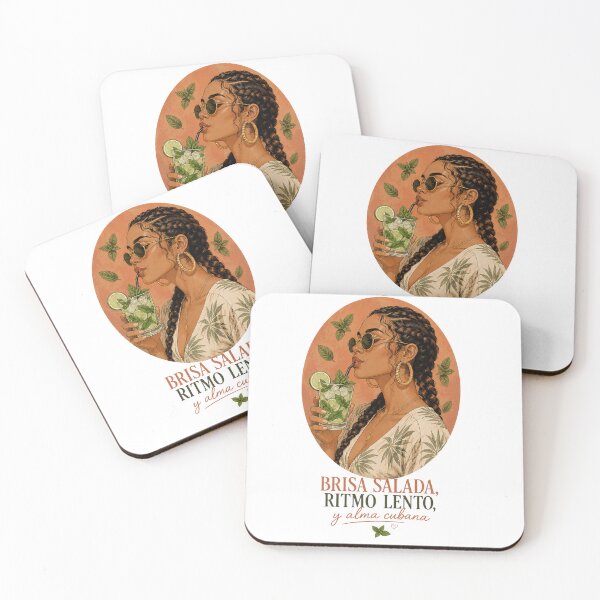 Item preview, Brisa Salada Ritmo Lento – Cuban Soul Mojito Illustration designed and sold by @SHINTOSARTSTORE.