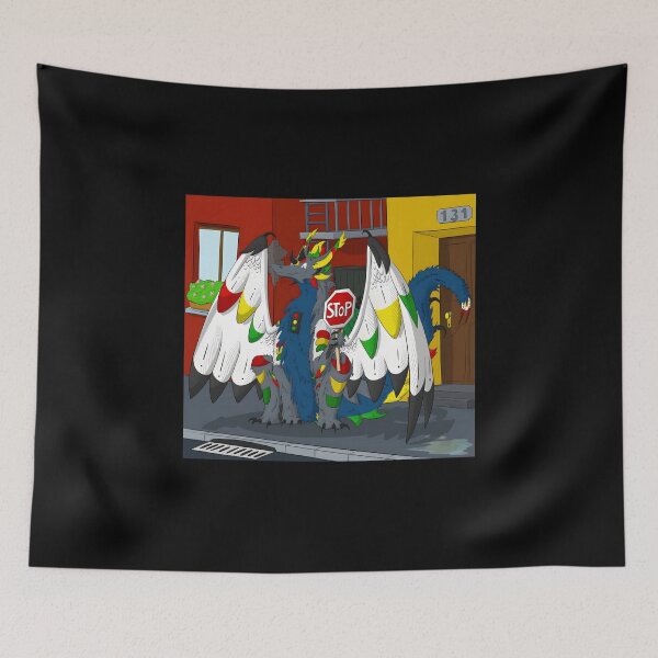 Item preview, Colorful Dragon Stop Sign Guardian designed and sold by Baby-Care.