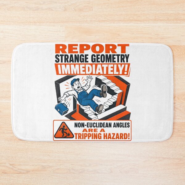 Item preview, Non-Euclidean Angles Tripping Hazard Report designed and sold by Fenay Designs.