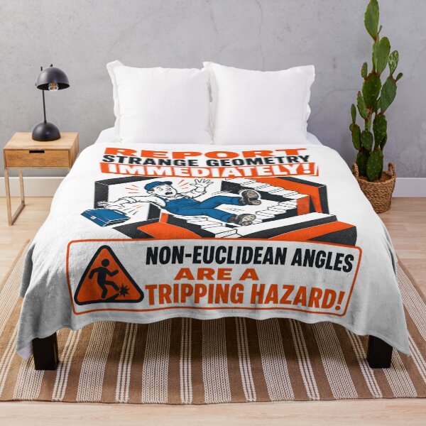 Item preview, Non-Euclidean Angles Tripping Hazard Report designed and sold by Fenay Designs.