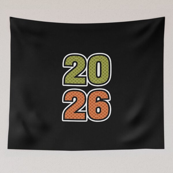 Item preview, Retro Pop Art Halftone 2026 Year Graphic designed and sold by FestivityFinds.