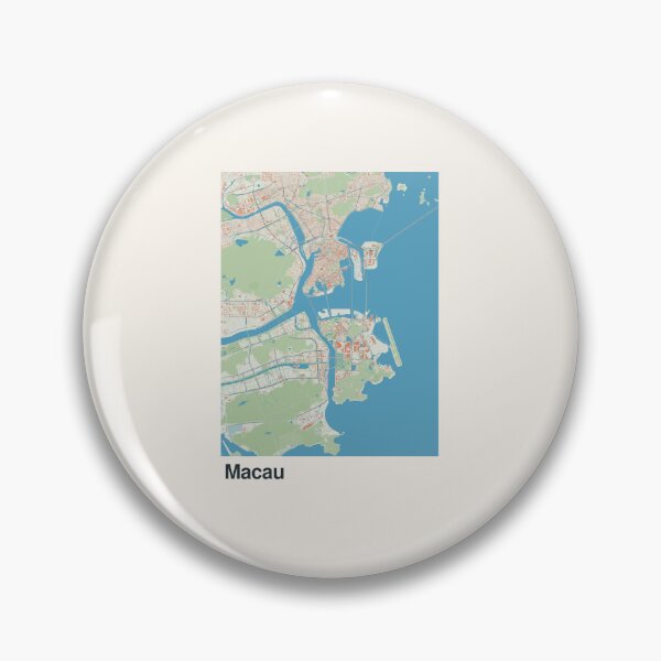 Item preview, Macau Minimalistic Map Art designed and sold by MapsNerd.