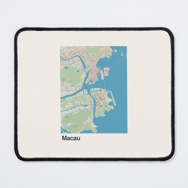 Item preview, Macau Minimalistic Map Art designed and sold by MapsNerd.