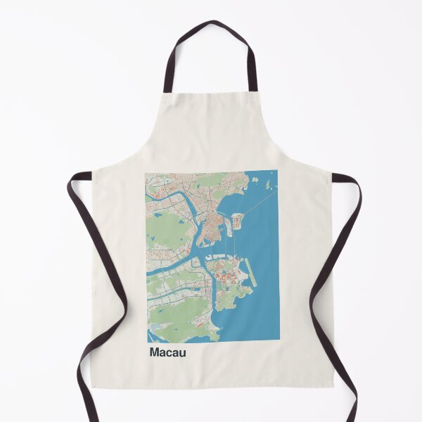 Item preview, Macau Minimalistic Map Art designed and sold by MapsNerd.