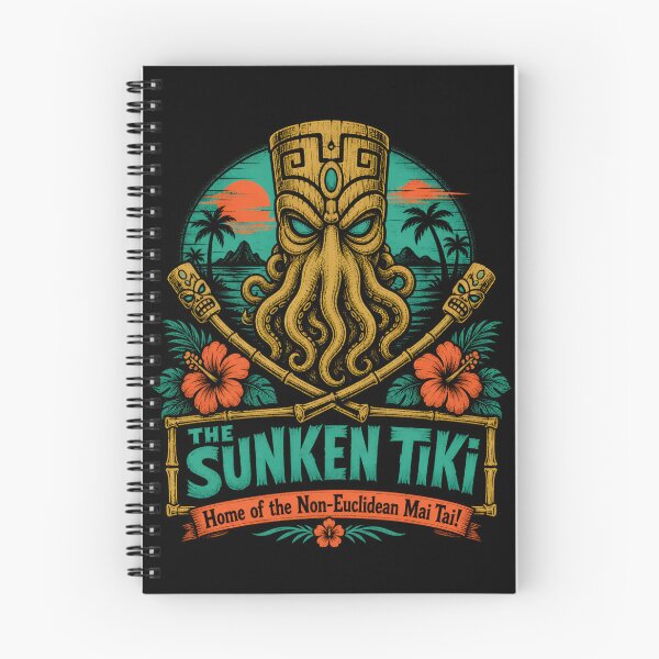 Item preview, The Sunken Tiki Non-Euclidean Mai Tai designed and sold by Fenay Designs.