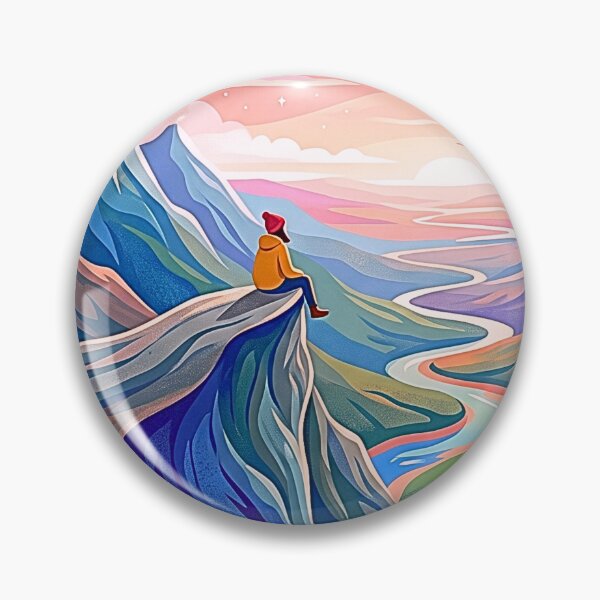Item preview, Feeling Small - Majestic Mountain Sunset Landscape designed and sold by rich-moda.