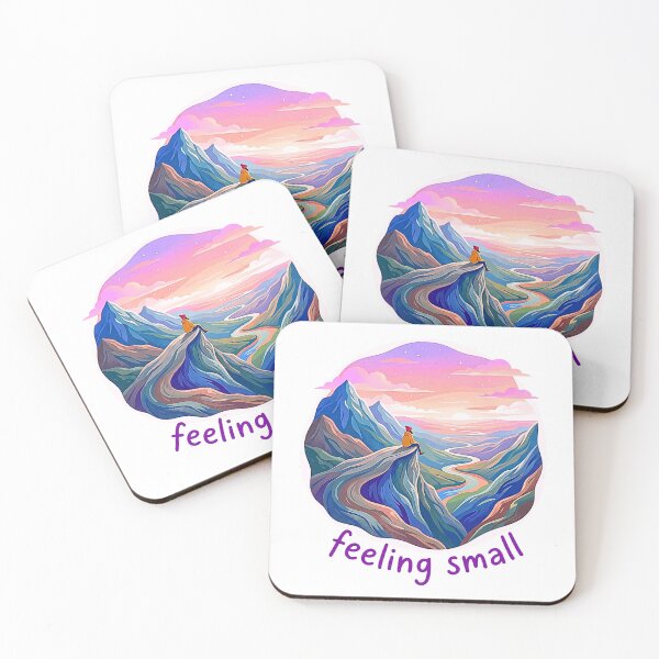 Item preview, Feeling Small - Majestic Mountain Sunset Landscape designed and sold by rich-moda.