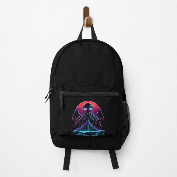 Item preview, Cthulhu Synthwave Overlord of the Neon City designed and sold by Fenay Designs.
