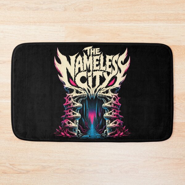 Item preview, The Nameless City Neon Skull Gate designed and sold by Fenay Designs.