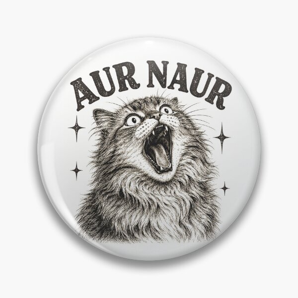 Item preview, Aur Naur Screaming Cat – Vintage Funny Cat Meme designed and sold by WILLIAMS-BR.