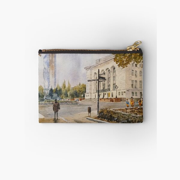 Item preview, City Architecture Street Traditional Watercolor designed and sold by SlavaArt.