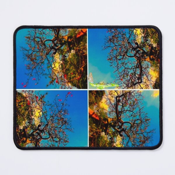 Item preview, Abstract Dimensional Poinsettia Tree Art 1 designed and sold by Unlimited Imagination .
