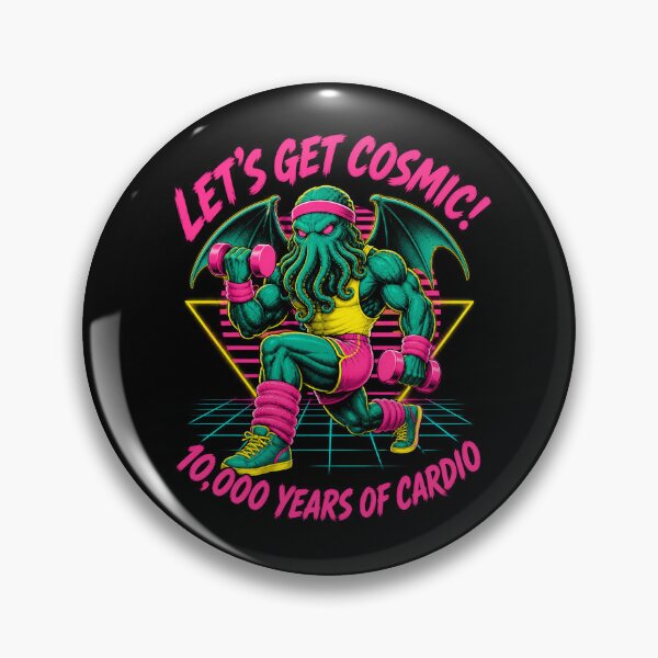 Item preview, Cthulhu Let's Get Cosmic 10,000-Year Cardio designed and sold by Fenay Designs.