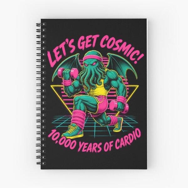 Item preview, Cthulhu Let's Get Cosmic 10,000-Year Cardio designed and sold by Fenay Designs.