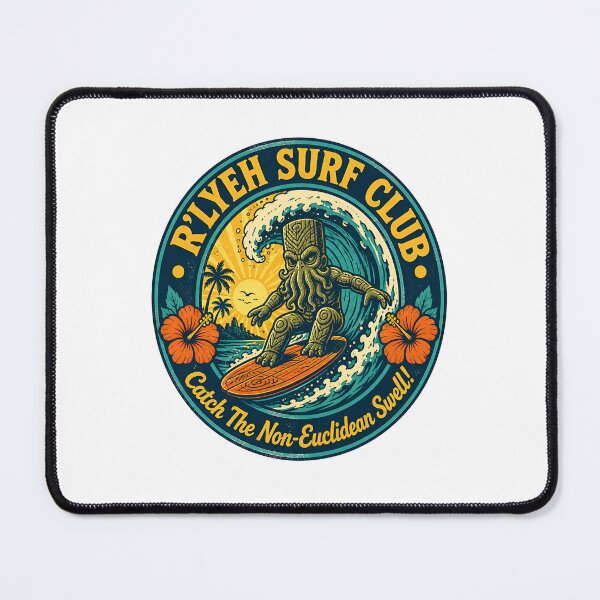 Item preview, R'lyeh Surf Club Non-Euclidean Swell designed and sold by Fenay Designs.