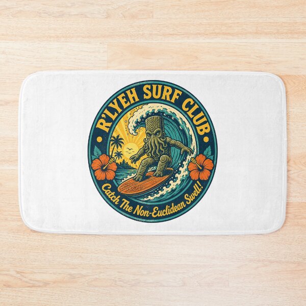Item preview, R'lyeh Surf Club Non-Euclidean Swell designed and sold by Fenay Designs.