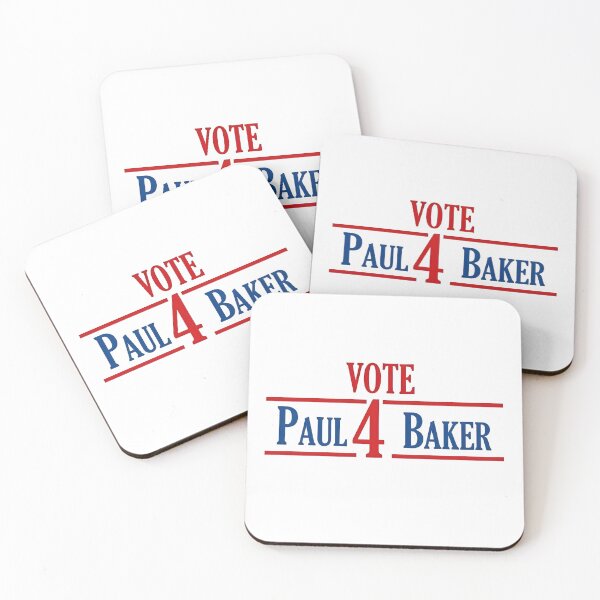 Item preview, Vote Paul 4 Baker Adults Tee designed and sold by jimmyneo.