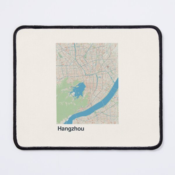 Item preview, Hangzhou Minimalistic Map Art designed and sold by MapsNerd.