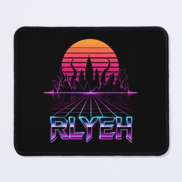 Item preview, R'lyeh Neon Tentacle Skyline designed and sold by Fenay Designs.