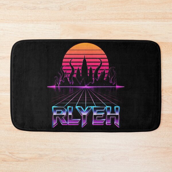 Item preview, R'lyeh Neon Tentacle Skyline designed and sold by Fenay Designs.