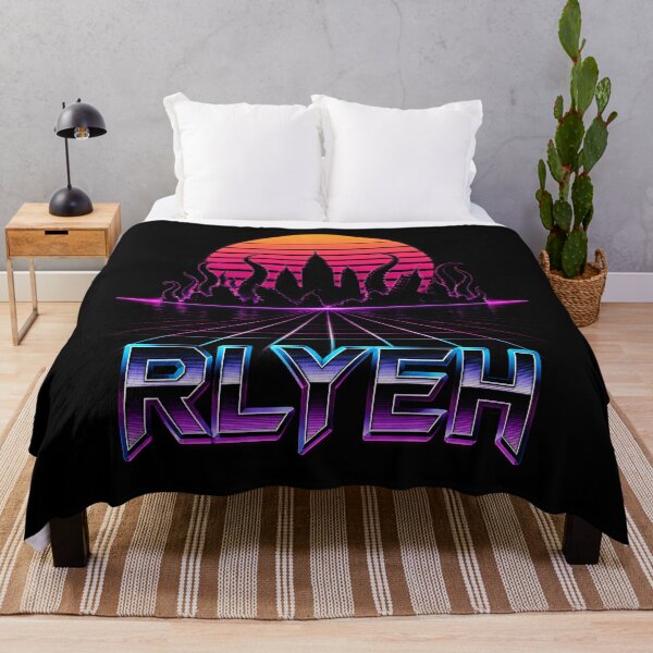 Item preview, R'lyeh Neon Tentacle Skyline designed and sold by Fenay Designs.