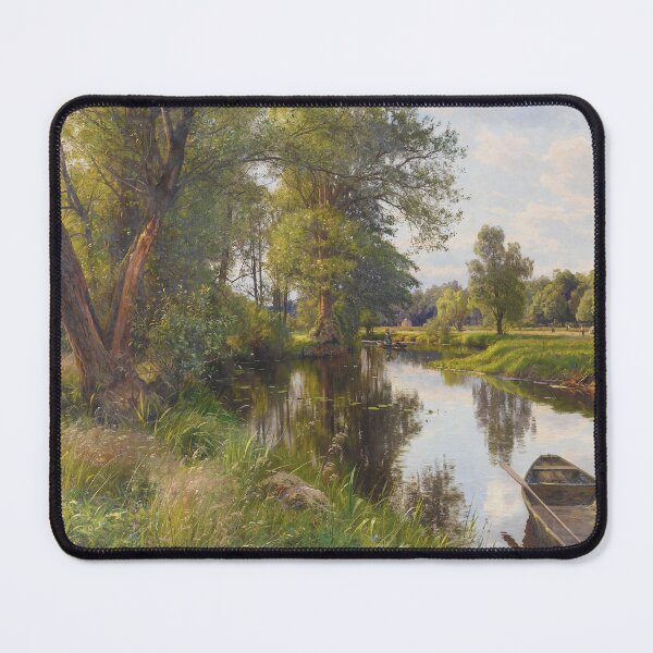 Item preview, Peder Mønsted – Summer Landscape (1911) designed and sold by VenusArt7.