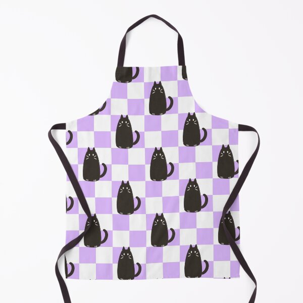 Item preview, Black Cat Checkerboard Pattern designed and sold by ClarissaDoodles.