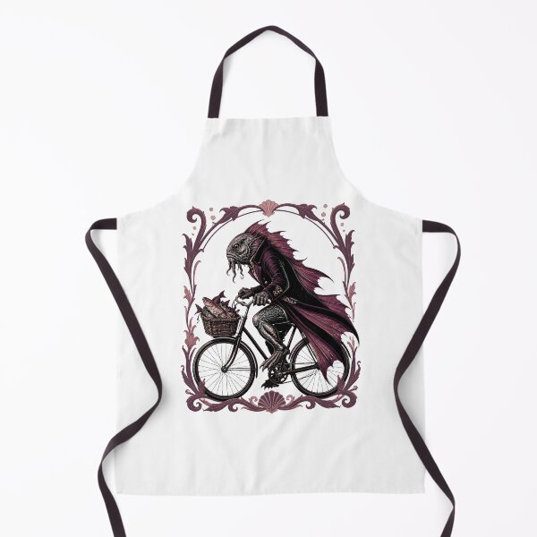 Item preview, Lovecraft Deep One Bicycle Fish Run designed and sold by Fenay Designs.