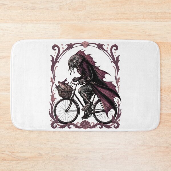 Item preview, Lovecraft Deep One Bicycle Fish Run designed and sold by Fenay Designs.