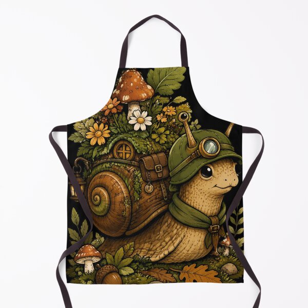 Item preview, Cozy Woodland Snail Adventure Illustration designed and sold by Fun2Fentastic.