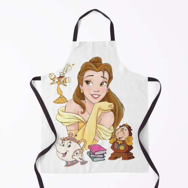 Item preview, Belle and Her Enchanted Friends – Beauty and the Beast Fairytale Illustration designed and sold by 4U---Store.