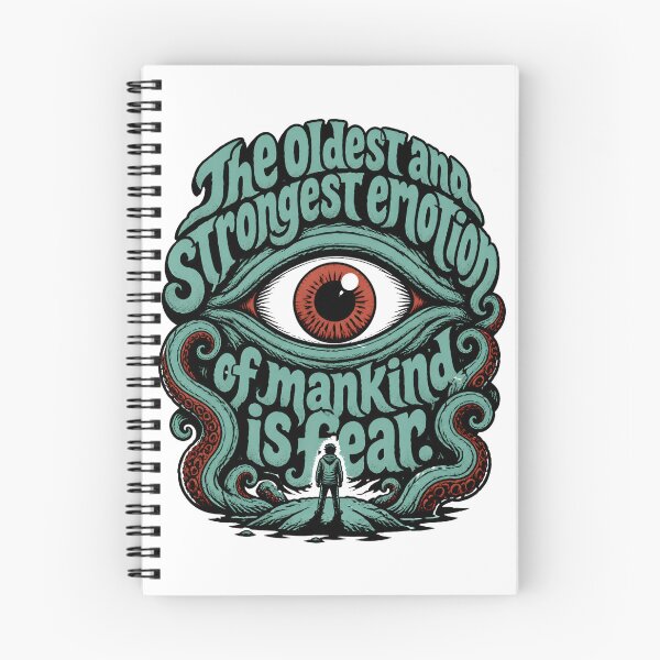 Item preview, Lovecraft Oldest and Strongest Emotion Is Fear designed and sold by Fenay Designs.