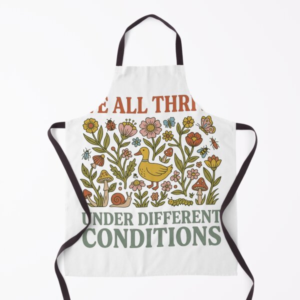 Item preview, We All Thrive Under Different Conditions Retro Duck Mushroom Floral designed and sold by raedattia.