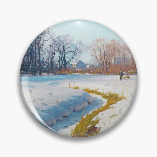 Item preview, Peder Mønsted – Sunny Winter Day (1902) designed and sold by VenusArt7.