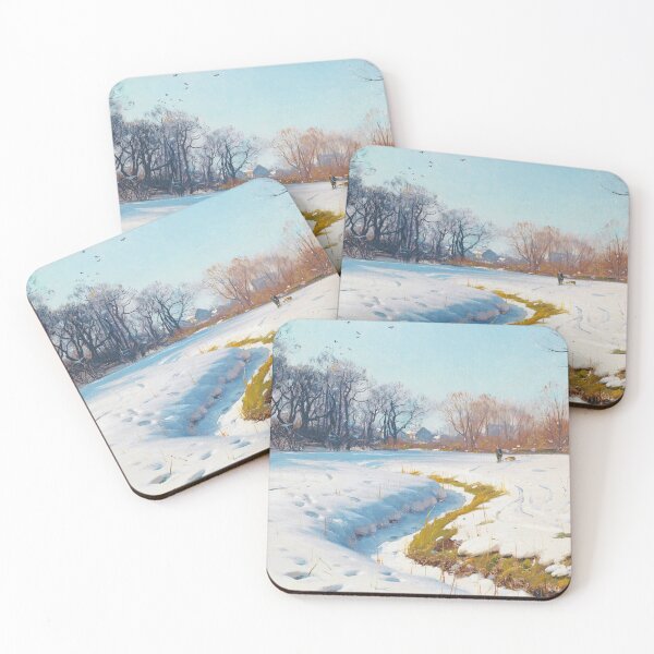 Item preview, Peder Mønsted – Sunny Winter Day (1902) designed and sold by VenusArt7.